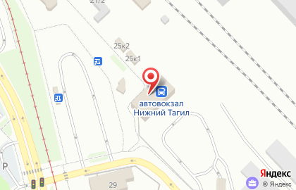 Нижнетагильский автовокзал на карте