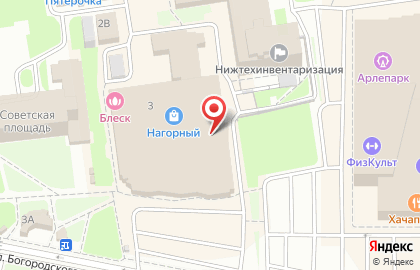 Фотоцентр ЗаказФото-НН на Советской площади на карте