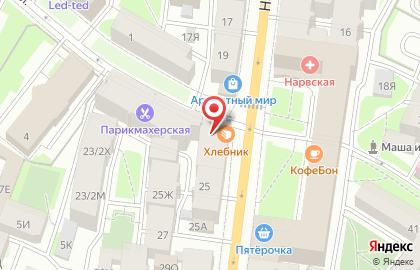 Магазин Море Обуви в Адмиралтейском районе на карте