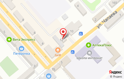 Федеральная компания по защите должников Чистый Лист на улице Чапаева на карте