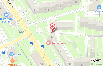 Магазин текстиля в Москве на карте