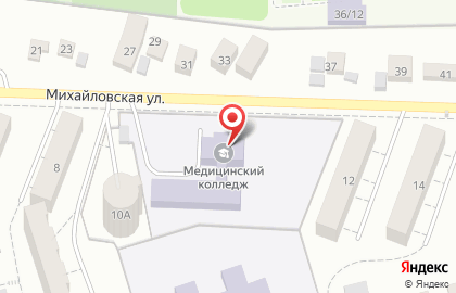 Владимирский базовый медицинский колледж на Михайловской улице на карте