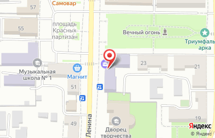 Бухгалтерская фирма на улице Ленина на карте