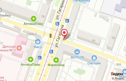 Алвик на улице Гагарина на карте