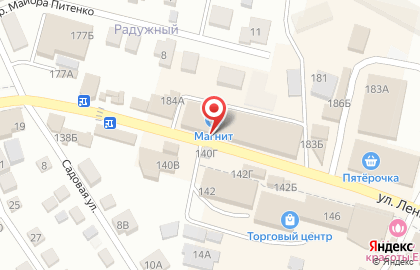 Супермаркет Магнит у дома в Краснослободске на карте