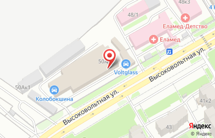 Производственная компания Виско на Высоковольтной улице на карте