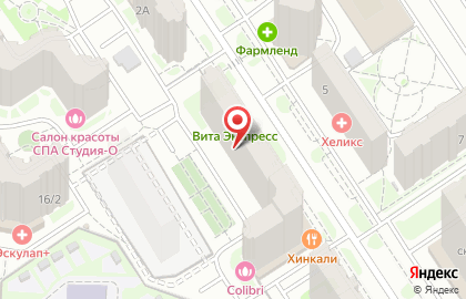 Ногтевая студия ProНогти на улице Поляничко на карте