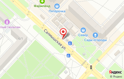 Киоск по продаже хлебобулочных изделий в Дзержинском районе на карте