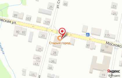 Ресторан Старый город на Московской улице на карте