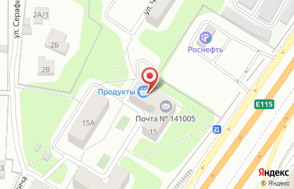 Продуктовый магазин в Москве на карте
