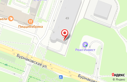 Автотехцентр Радуга на Бурнаковской улице, 49 на карте