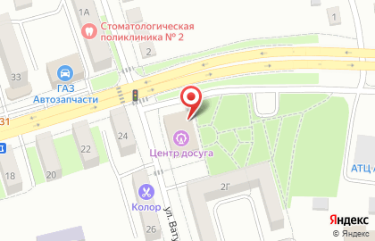Магазин автозапчастей в Белгороде на карте