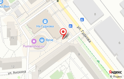 Магазин строительных материалов Строймастер на улице Гудкова на карте