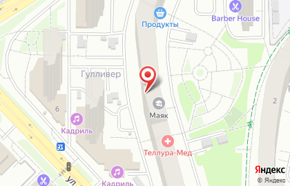 Ателье в Москве на карте