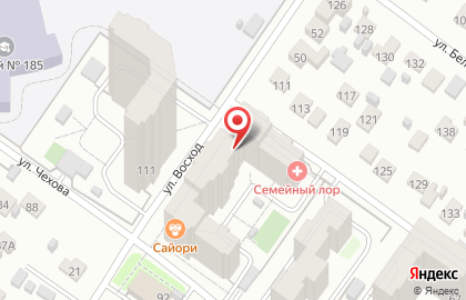 Студия красоты Визави в Октябрьском районе на карте