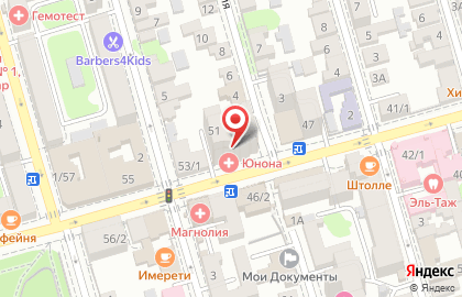 Медицинский центр Юнона на Советской улице на карте