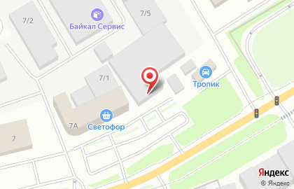 СТА на Парковой улице на карте