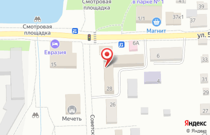 Телекоммуникационная компания Башинформсвязь на Советской улице на карте
