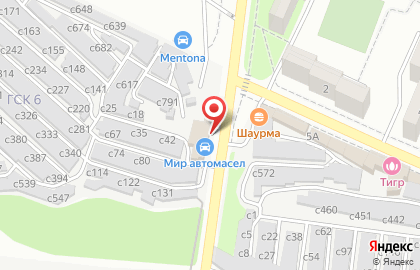 Торгово-сервисный центр Мир автомасел на карте