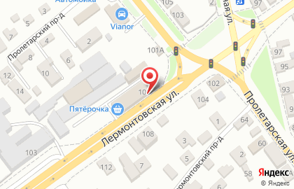 Служба проката инструментов на Лермонтовской улице на карте