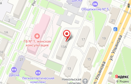 Аварийная служба в Брянске на карте
