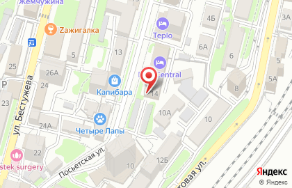 АКБ Приморье в Фрунзенском районе на карте