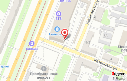 Магазин СантехМастер на Харьковской улице на карте