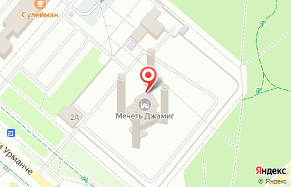 Центральная соборная мечеть в Нижнекамске на карте