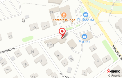 Автосервис Универсал на улице Сталеваров на карте