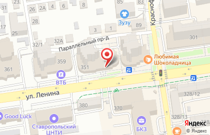 Акционерный коммерческий банк Авангард на улице Ленина на карте