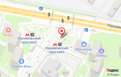Киоск печатной продукции Городская киосковая сеть на Нахимовском проспекте на карте
