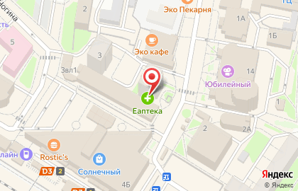 Аптечный пункт Сбер Еаптека на улице Ногина в Раменском на карте