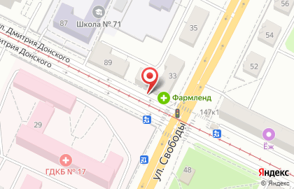 Салон-парикмахерская Ева в Орджоникидзевском районе на карте