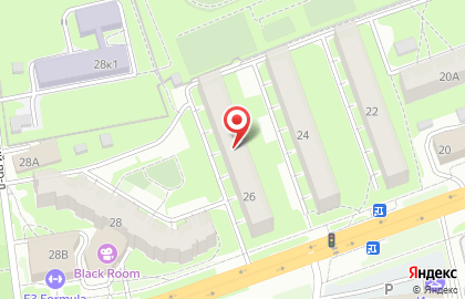 Салон Свадебный переполох на проспекте Николая Корыткова на карте