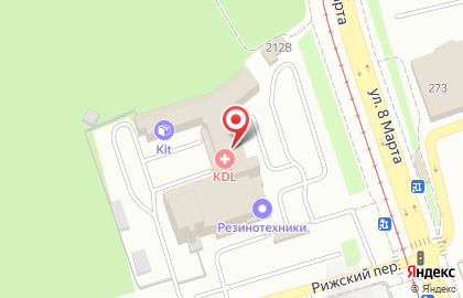 Клинико-диагностическая лаборатория KDL в Чкаловском районе на карте