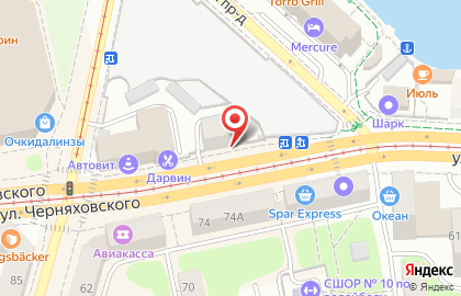 Кабинет коррекции фигуры BrenD на улице Черняховского на карте