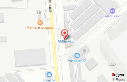 Автосервис Форсаж на Солнцевской улице на карте