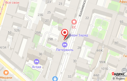 Отель и апартамент Шале де Прованс в Санкт-Петербурге на карте