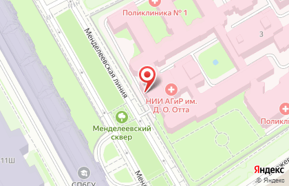 Аптека Радуга в Василеостровском районе на карте