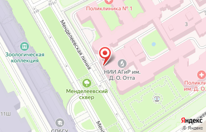 Банкомат Банк Санкт-Петербург в Василеостровском районе на карте