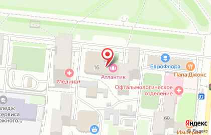 Фирменный магазин Бочковое на площади Карла Маркса на карте