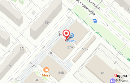 Пекарня Пирожкофф на проспекте Строителей на карте