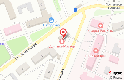 Стоматология Дантист Мастер на карте