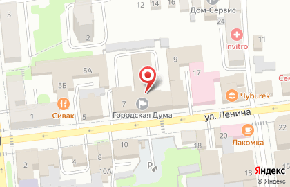 Воткинская городская дума на карте