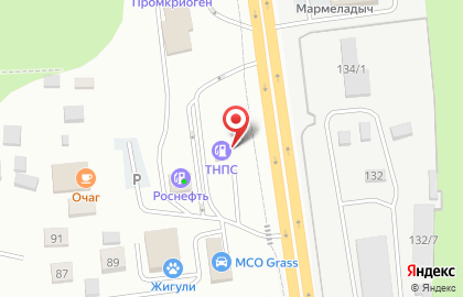 АЗС ТНПС в Комсомольском районе на карте