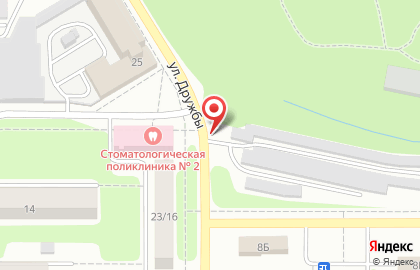 Поликлиника №2 в Новомосковске на карте