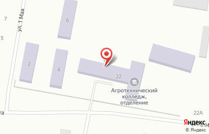 Агротехнологический колледж на улице 8 Марта на карте