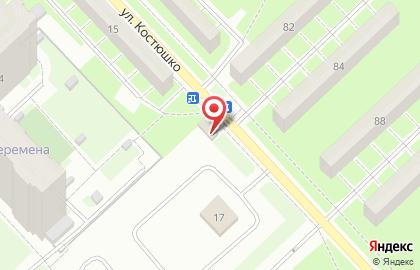 Продовольственный магазин в Московском районе на карте