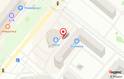 Микрофинансовая организация СитиЗайм на улице Ленинского Комсомола, 35 в Сосновоборске на карте