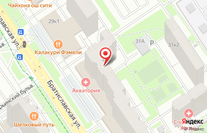 Школа современных танцев Step Up на метро Братиславская на карте
